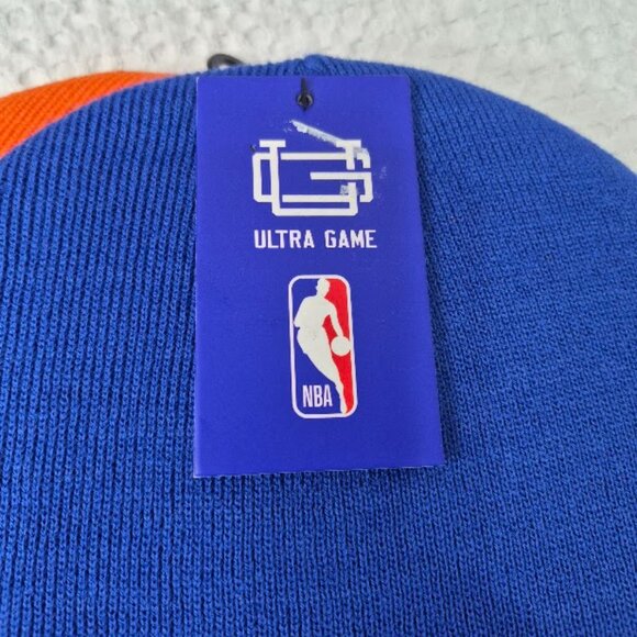 NBA New New York Knicks Knit Beanie Hats 2 Pcs Set Embroided Logo One Size New - Picture 5 of 9